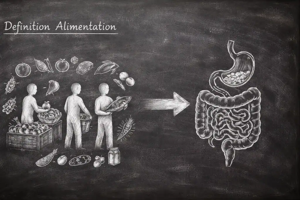 alimentation définition schéma tableau noir