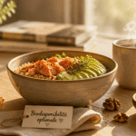 a quel moment de la journee prendre la vitamine d bol quinoa saumon soleil