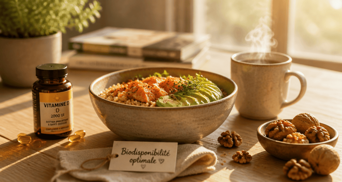 a quel moment de la journee prendre la vitamine d bol quinoa saumon soleil
