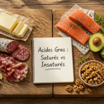 Comparatif aliments acide gras sature et insature