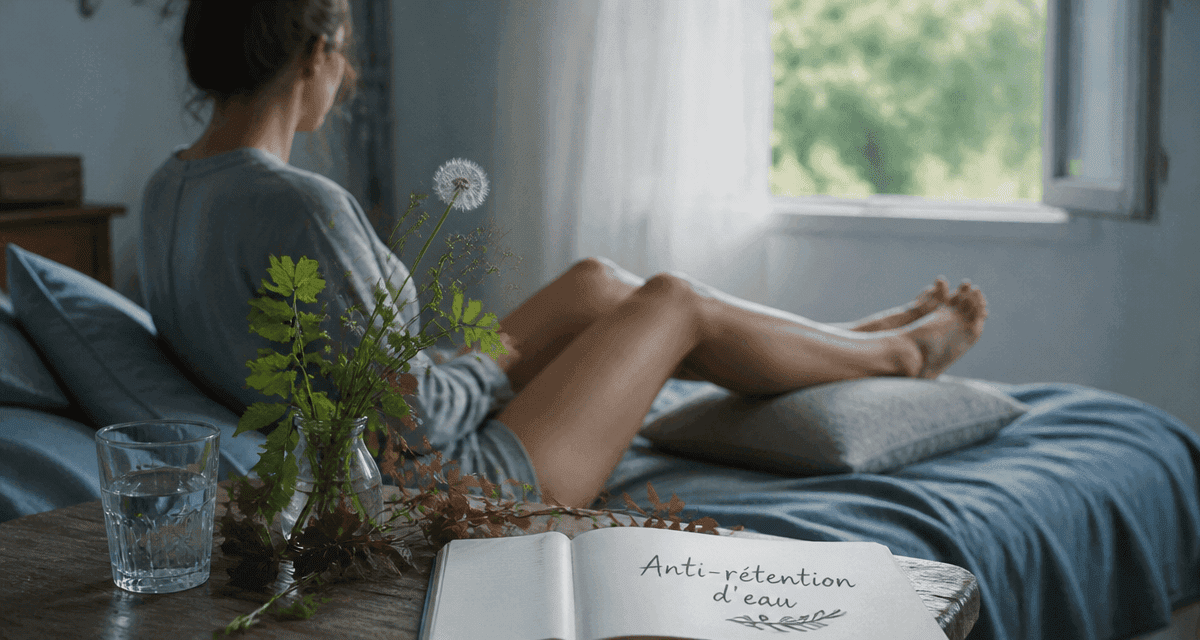 anti retention d eau puissant femme jambes plantes