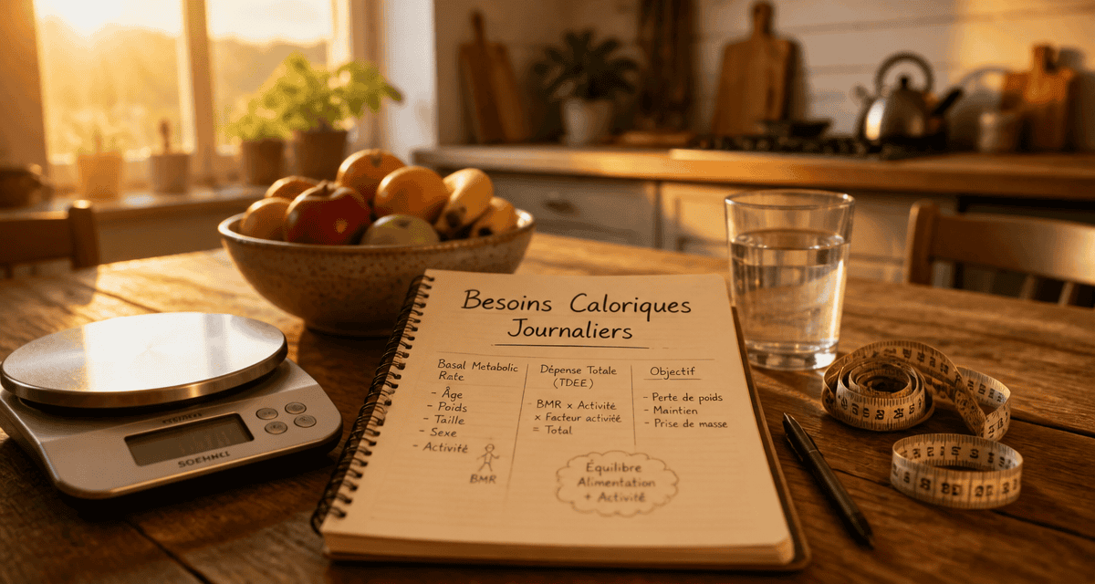 besoin journalier calories calcul carnet cuisine