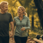 comment augmenter son metabolisme apres 50 ans couple marche parc