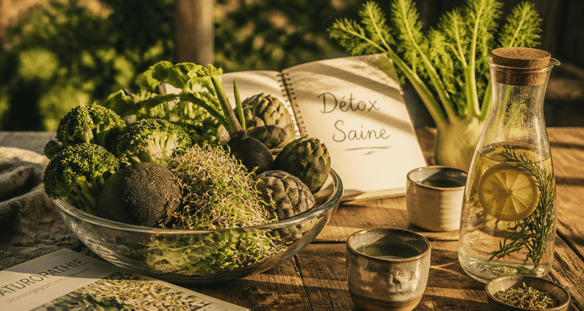 comment faire une detox salade légumes carafe citron