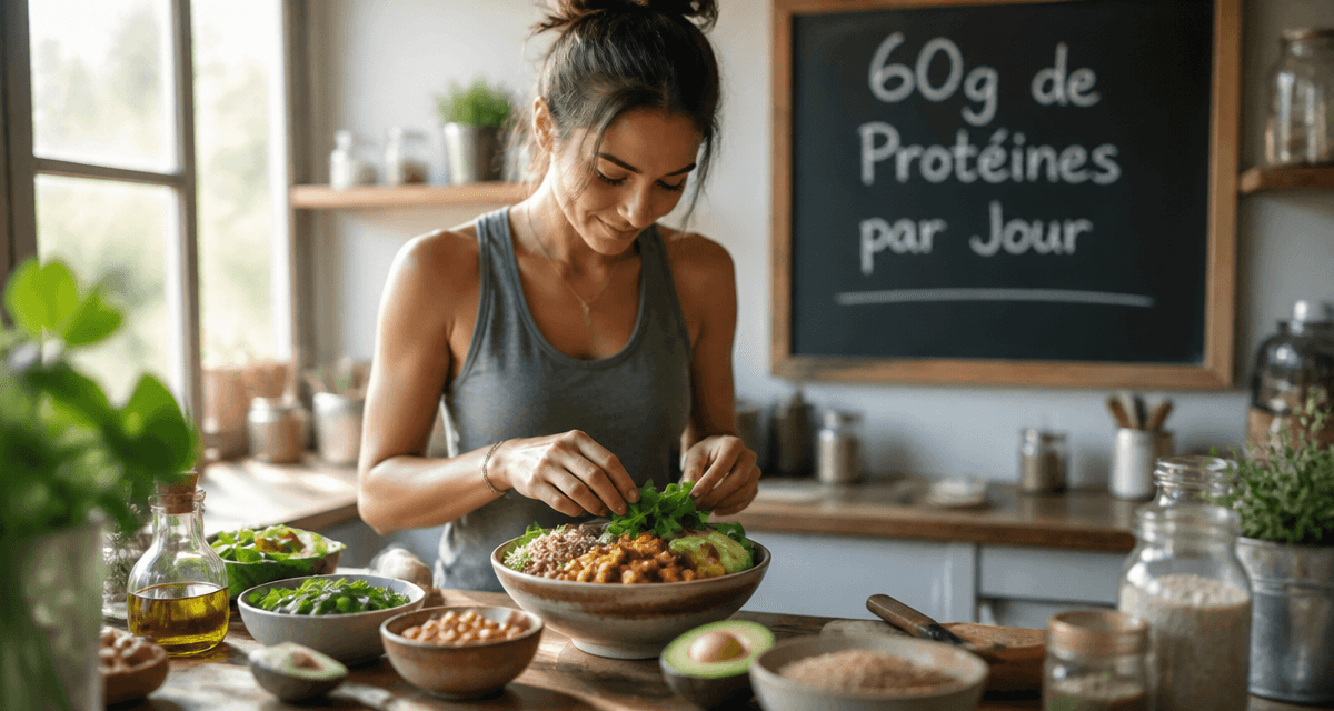 comment manger 60 g de proteine par jour bol protéiné