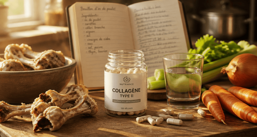 meilleur collagene type 2 gélules os poulet légumes