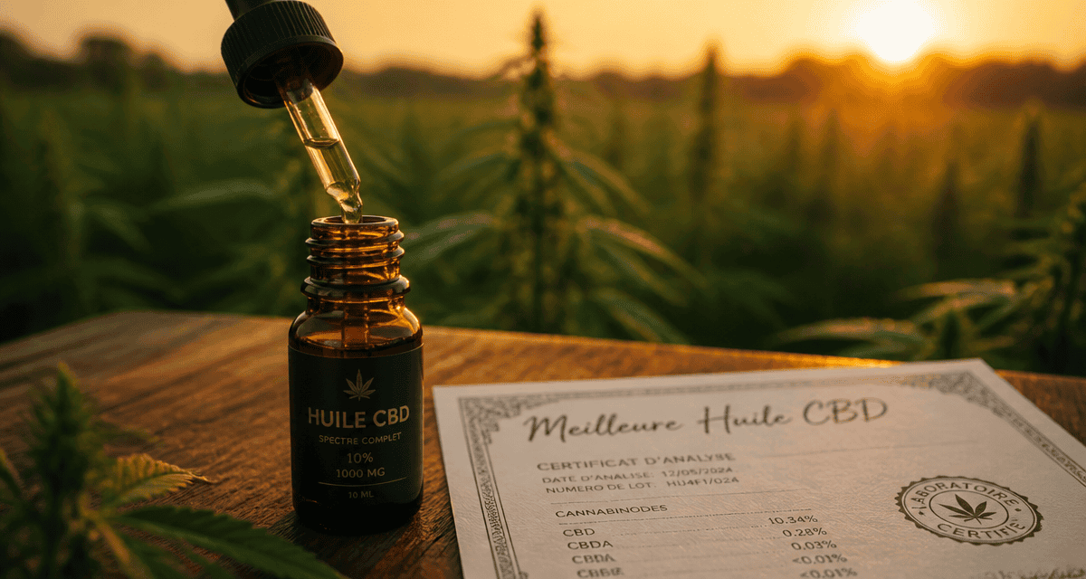 meilleure huile cbd flacon pipette champ