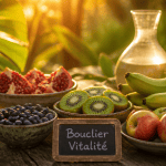 meilleurs fruits pour la sante sur table en bois