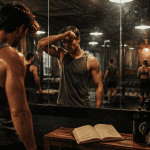 motivation musculation jeune homme miroir
