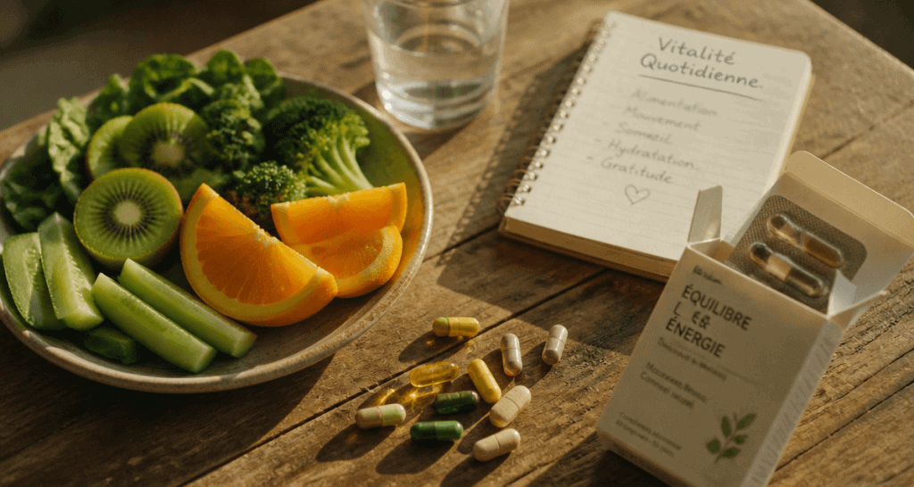 multi vitamines et mineraux avec fruits et legumes