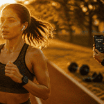 musique sport motivation athlète écouteurs piste
