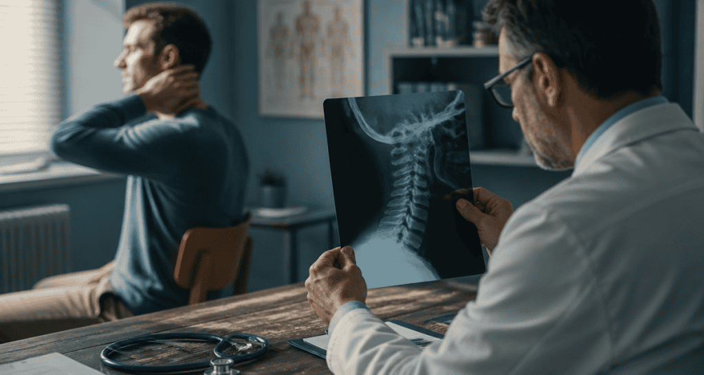 nevralgie cervico brachiale et stress chez un patient