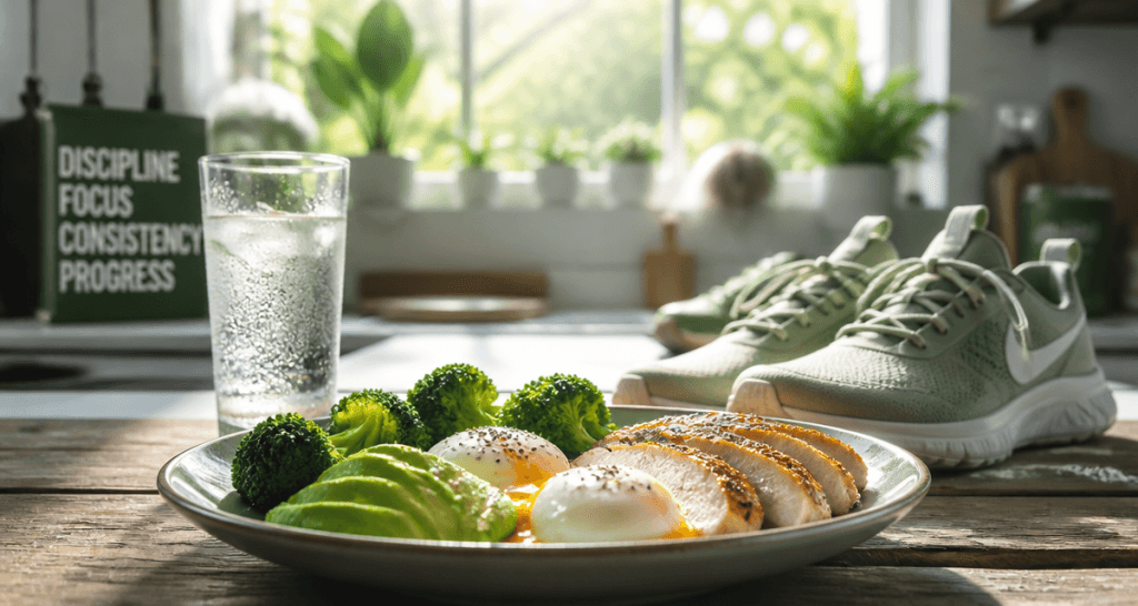 Perdre poids 1 semaine assiette saine cuisine