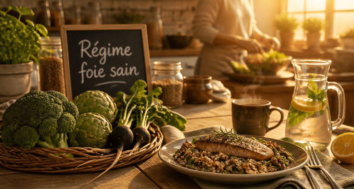 regime pour le foie gras table aliments sains