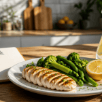 regime rapide et efficace assiette poulet legumes