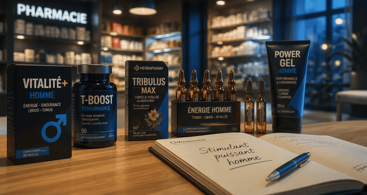 stimulant puissant pour homme en pharmacie sur comptoir