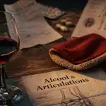 Alcool et inflammation articulaire : douleur articulaire après un verre