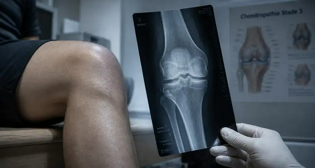Chondropathie stade 3 genou traitement radiographie