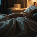 position cuillère dormir : couple sur le côté au lit