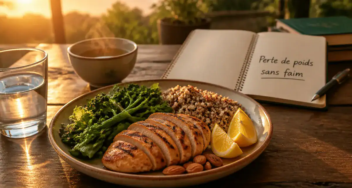 quoi manger en regime assiette equilibrée aliments rassasiants