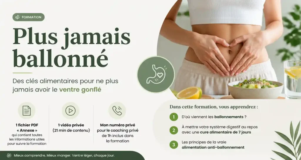 Plus jamais ballonné – Des clés alimentaires pour ne plus jamais avoir le ventre gonflé
