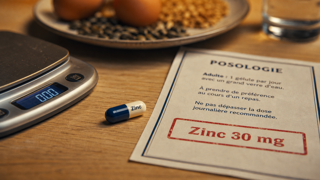 30 mg de zinc par jour : complément pour l’acné, cure encadrée
