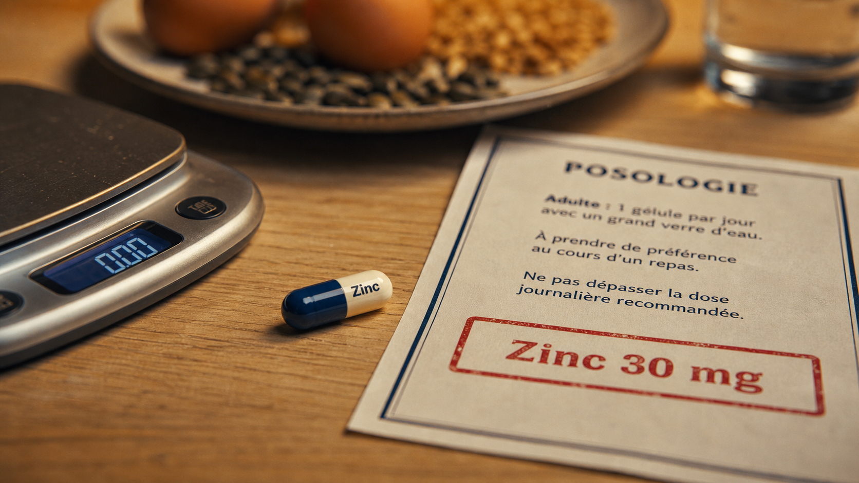 30 mg de zinc par jour : complément pour l’acné, cure encadrée