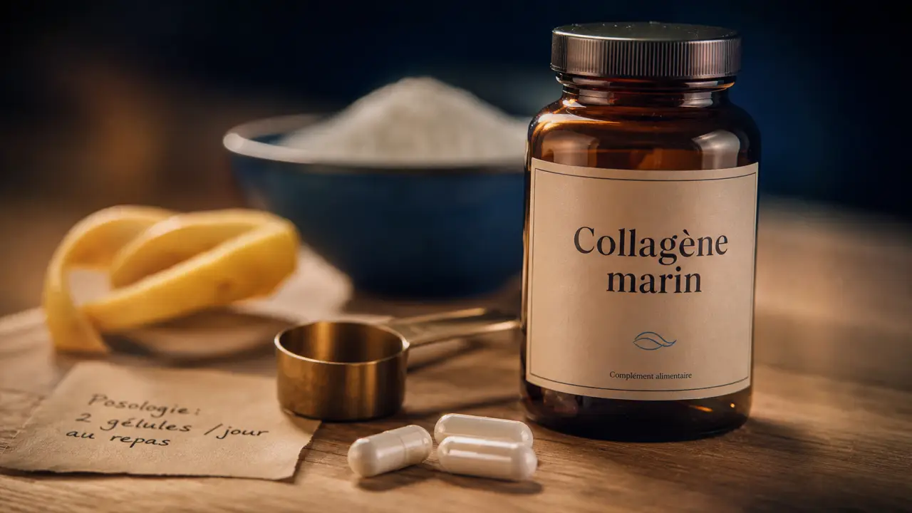 Collagene marin en gelules type I hydrolysé 2,5 g/j