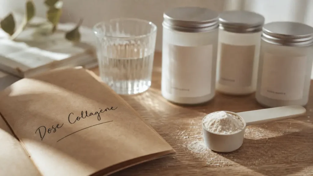 Combien de collagène par jour ? Dosage 2,5 à 20 g en poudre
