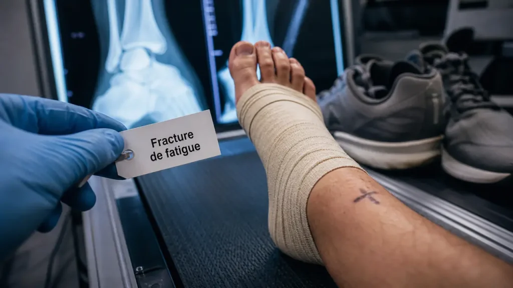 Douleur au pied sans choc : entorse, fracture de fatigue ou simple surcharge ?