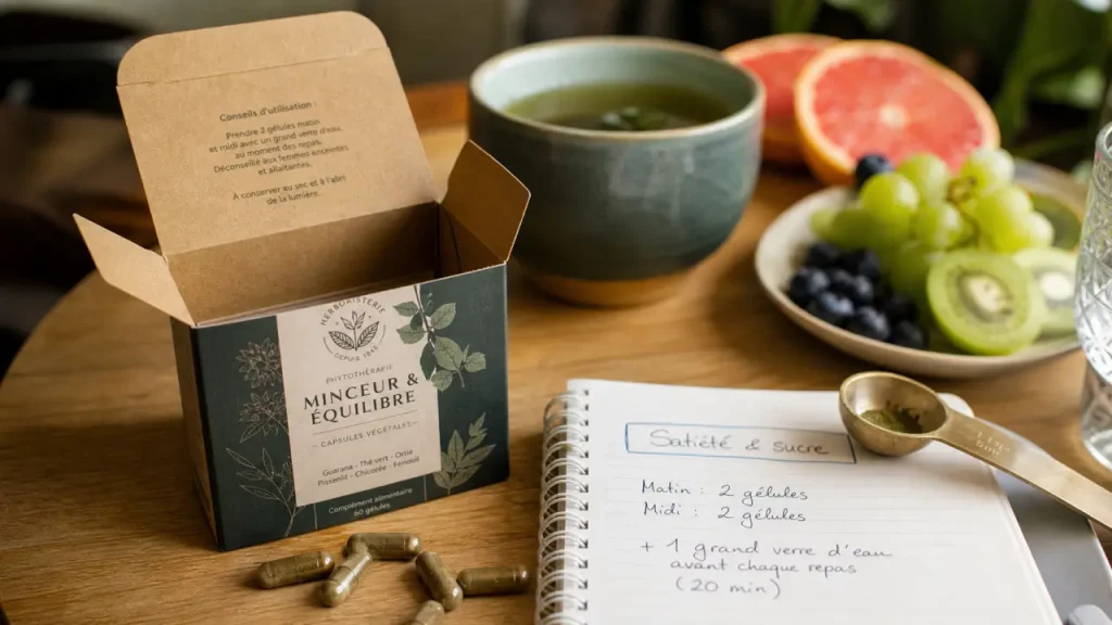 Gélule phytothérapie perte de poids : appétit, sucres et graisses, un soutien ciblé