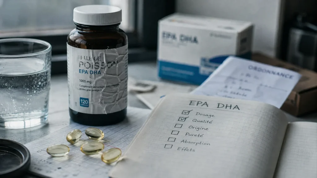 Huile de poisson danger : flacon et capsules, risque et dosage