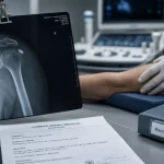 Macrocalcification epaule sur radiographie, douleur nocturne et traitement