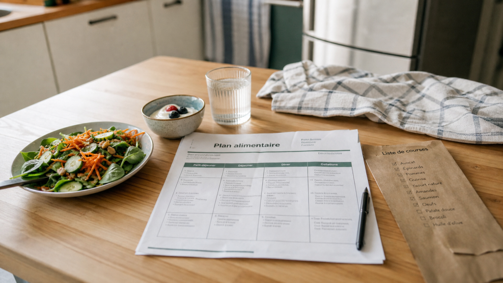 Plan alimentaire nutritionniste pdf : menus 7 jours et carnet à remplir