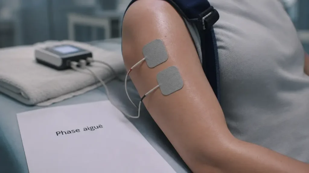 Électrostimulation pour tendinite de l’épaule : quel programme choisir selon la phase ?