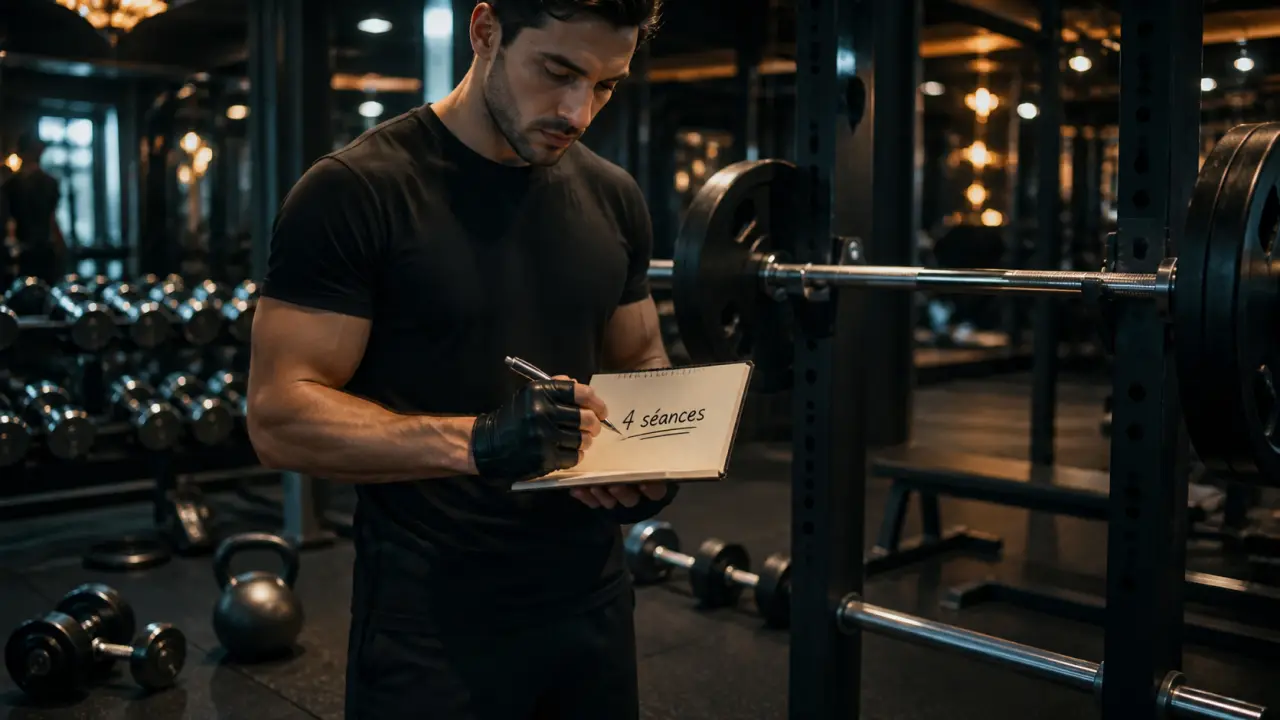 Musculation 4 fois par semaine resultat en salle de sport