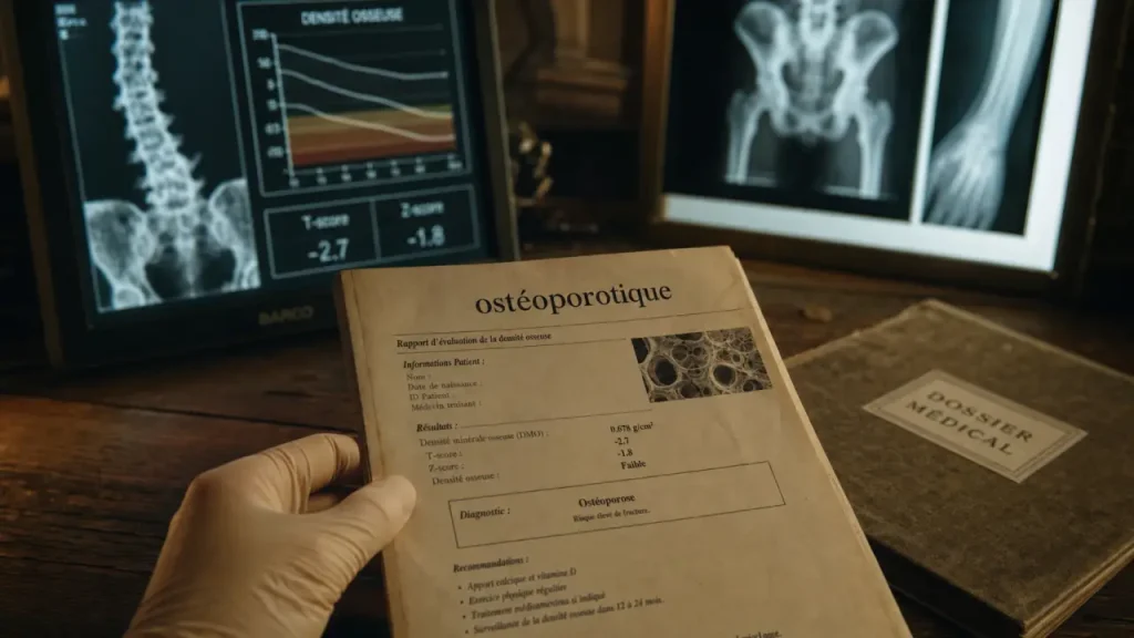Ostéoporotique : un os fragilisé, des fractures à surveiller