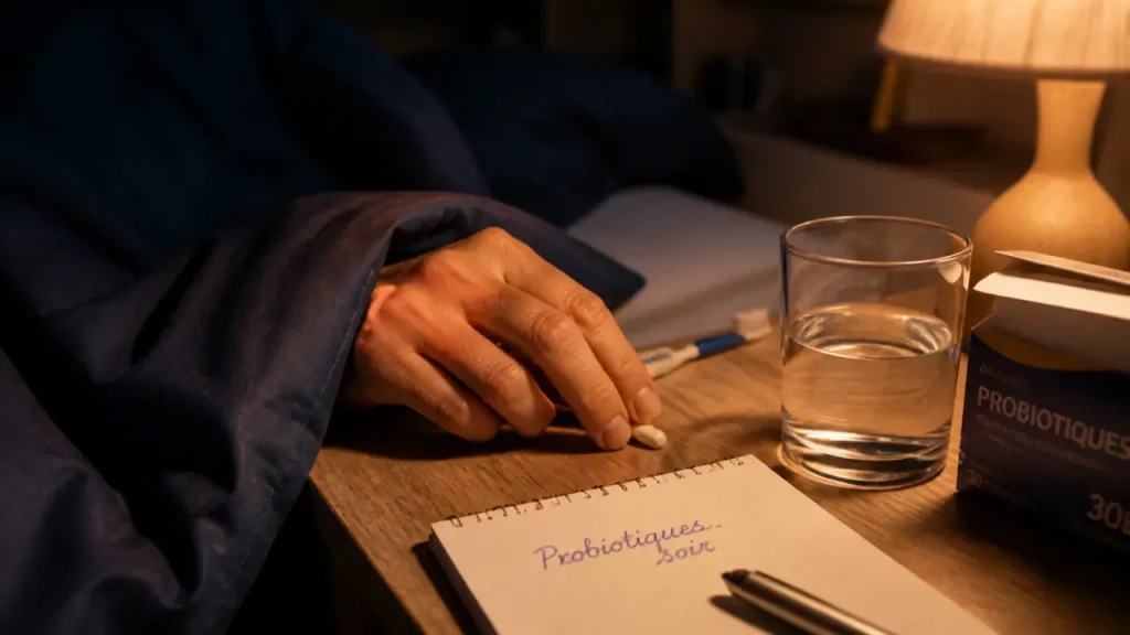 Probiotique le soir au coucher : 2 heures après le dîner, bonne idée ou faux réflexe ?