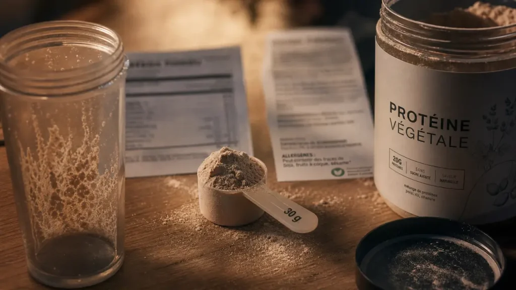 Protéine végétale en poudre : le danger vient surtout de la qualité, de la dose et des allergènes