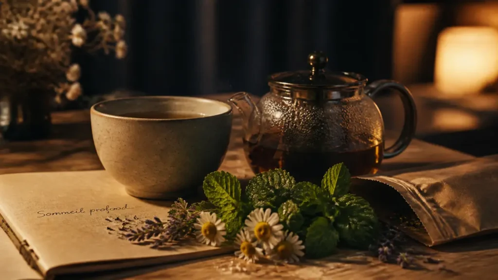 Tisane sommeil profond : les plantes qui apaisent et le bon temps d’infusion