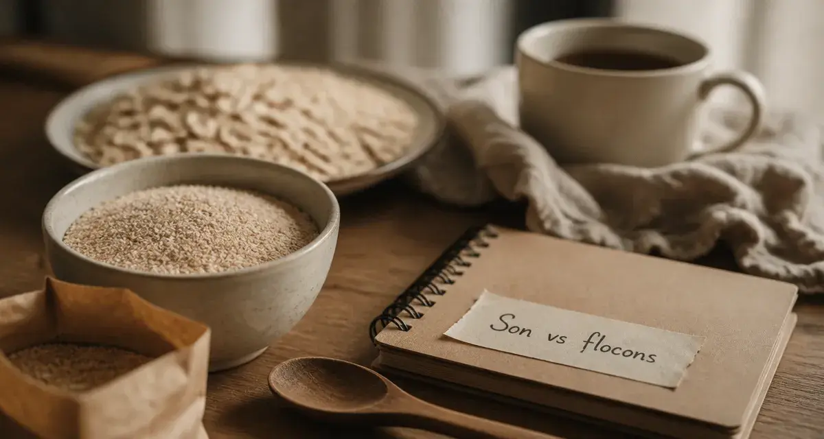 Bienfaits son d'avoine : bol de son d’avoine en cuisine