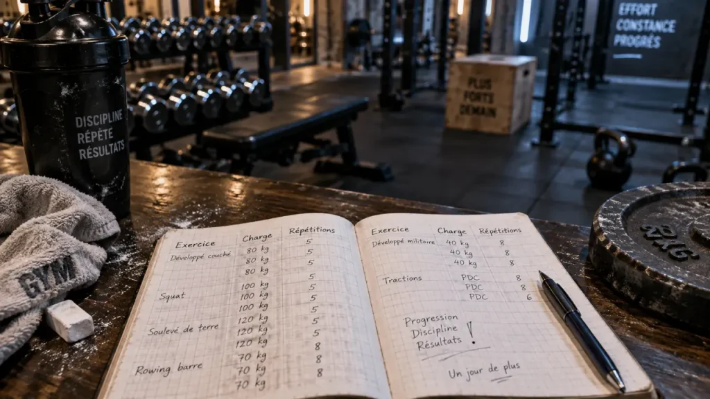 Carnet d&rsquo;entraînement : 3 formats pour briser vos plateaux et maximiser vos gains musculaires