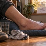 Chevilles qui enflent : cheville gonflée, une seule jambe