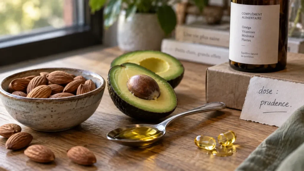 Complément alimentaire vitamine E : entre promesse pour la peau et risques d’interaction