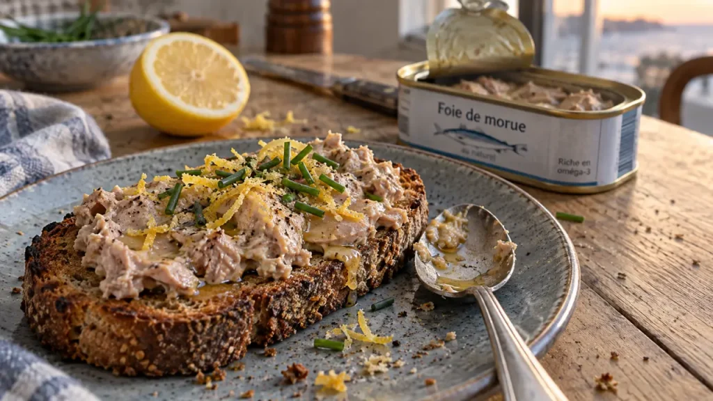 Foie de morue : 4170 µg de vitamine A pour 100g et les règles de consommation