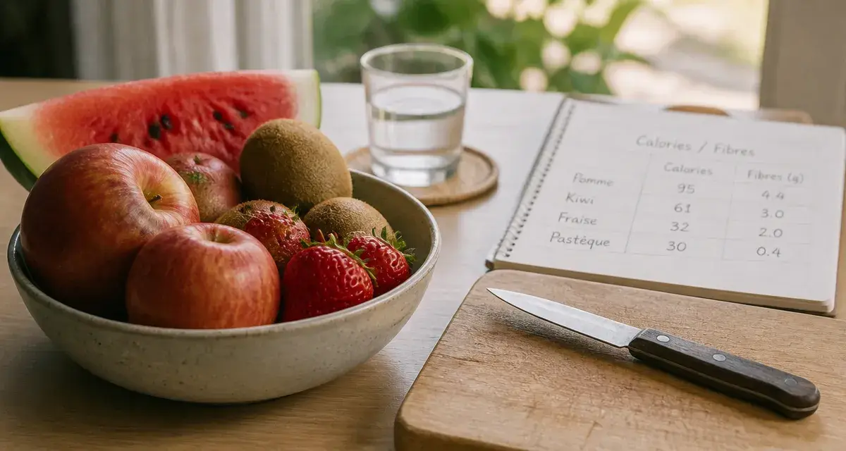 Fruits pour regime : bol de fruits frais pour mincir durablement