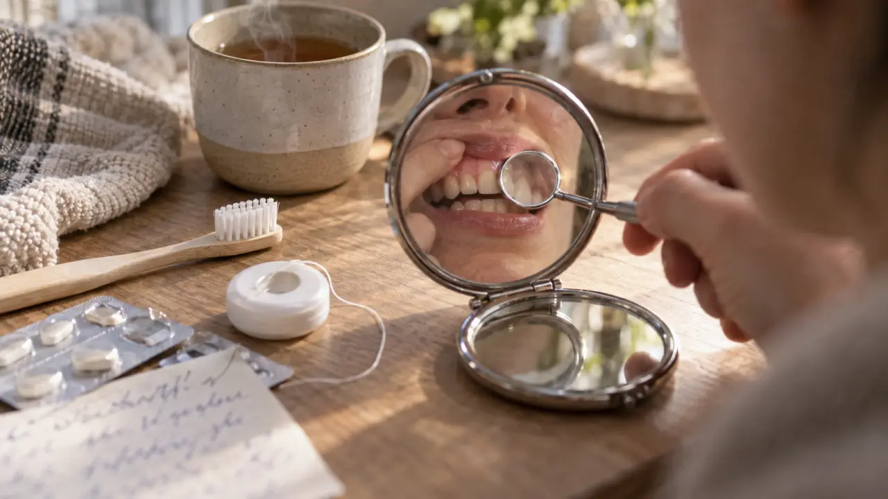 Goût metal dans la bouche : hygiène buccale et miroir dentaire
