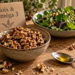 Noix et omega 3 : 20 g de noix, richesse oméga 3