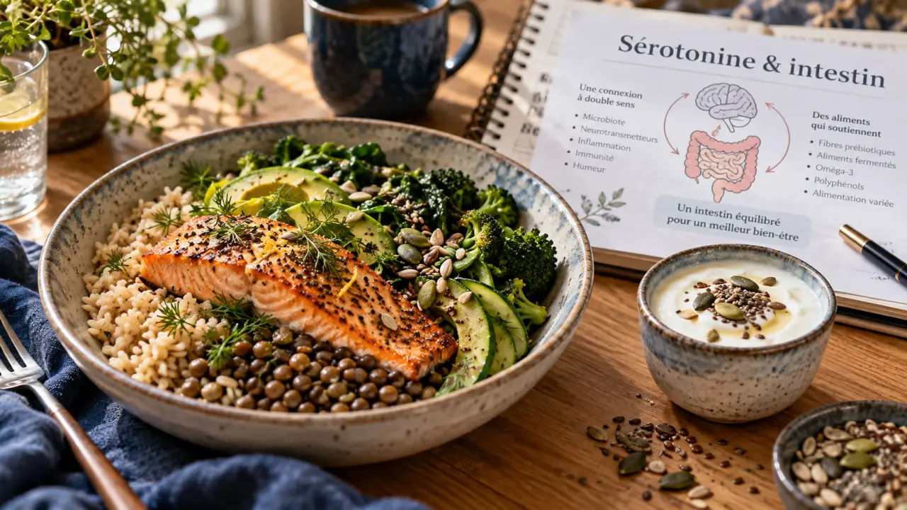 Sérotonine et alimentation : aliments qui soutiennent la synthèse