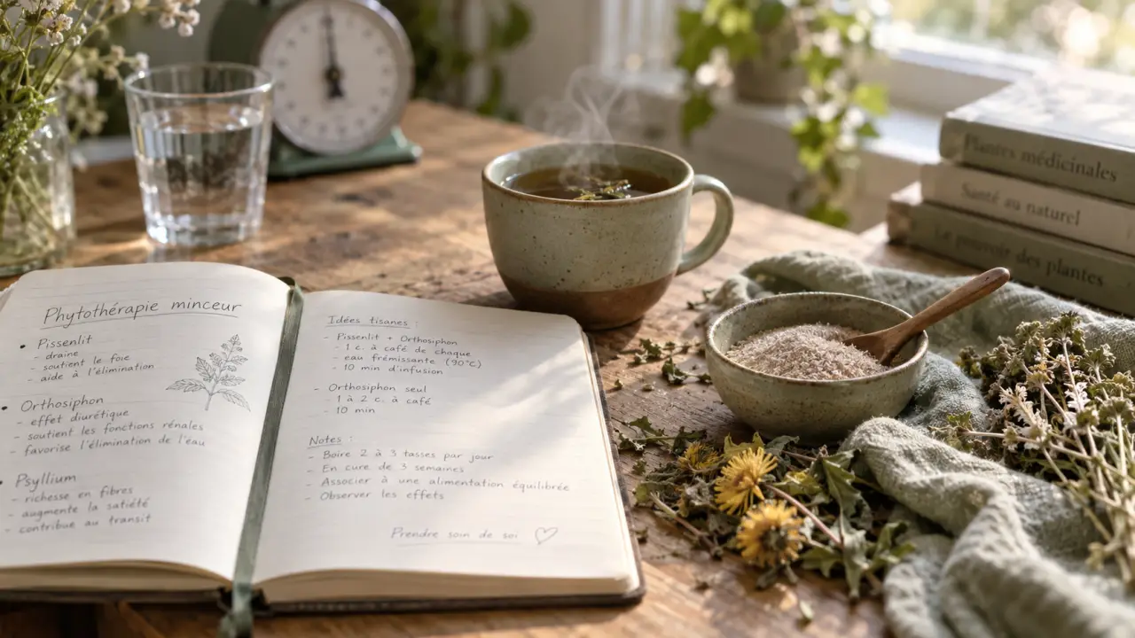 Phytothérapie pour perdre du poids : tisane et psyllium, aide à la satiété